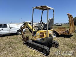 (Westlake, FL) 2014 Yanmar VI017 Mini Hydraulic Excavator Not Running, Condition Unknown) (Body & Pa