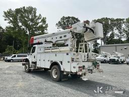 (China Grove, NC) Altec AA55-MH, Articulating Material Handling Bucket Truck rear mounted on 2015 Fr
