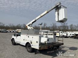 (Verona, KY) Versalift TEL29NE, Telescopic Non-Insulated Bucket Truck mounted behind cab on 2011 For