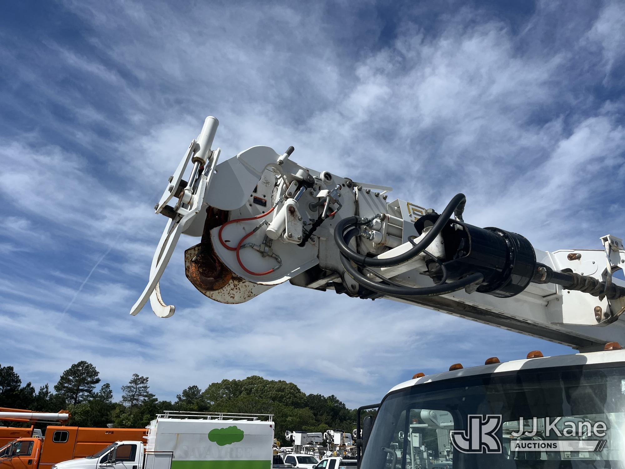 (Chester, VA) Altec DC47-TR, Digger Derrick rear mounted on 2020 Freightliner M2 Utility Truck Runs,