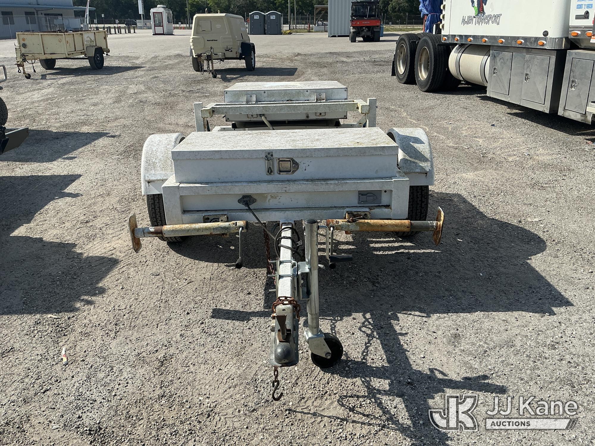 (Tampa, FL) 2007 Kustom Signals Tagalong Utiliy Trailer, Traffic Control Trailer Hernando County She