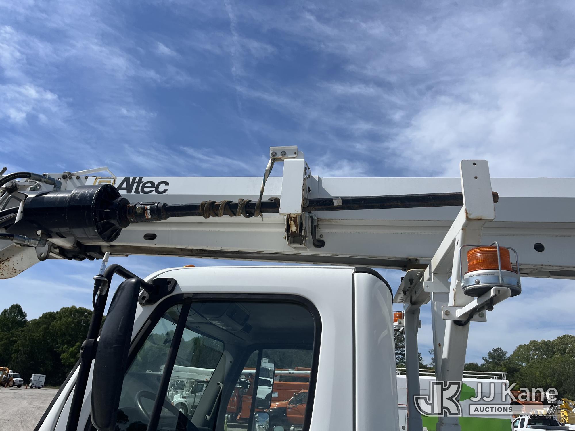 (Chester, VA) Altec DC47-TR, Digger Derrick rear mounted on 2020 Freightliner M2 Utility Truck Runs,