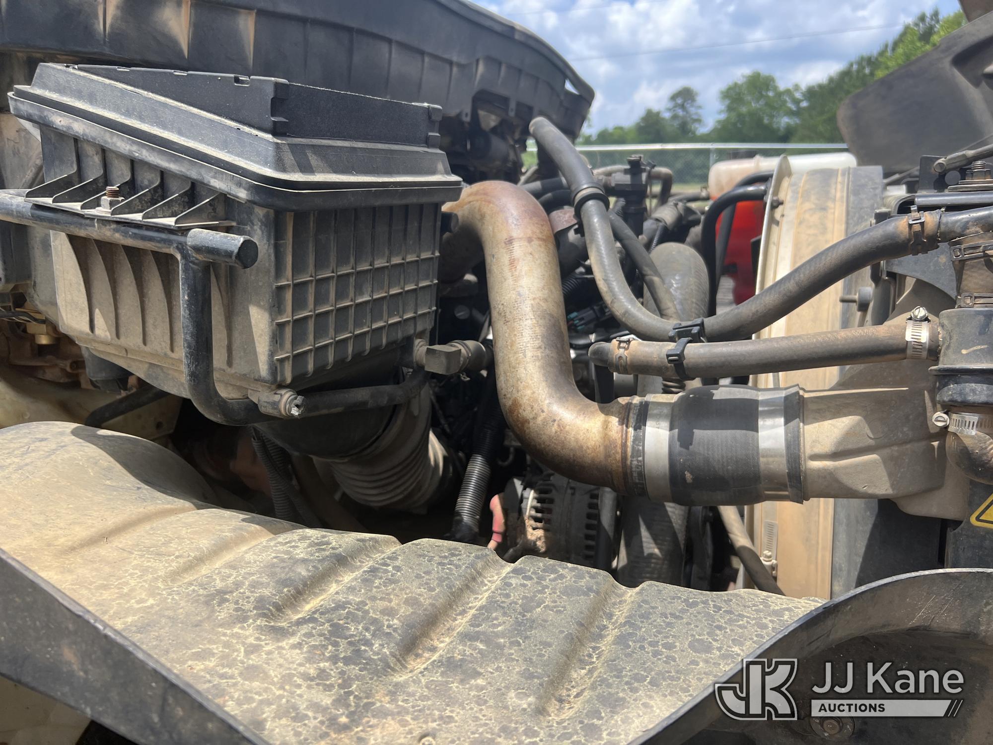 (Albertville, AL) Altec ALB-50M, Telescopic Material Handling Bucket Truck mounted behind cab on 201
