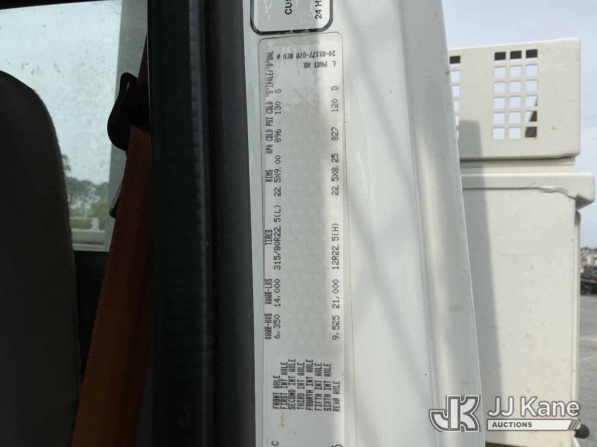 (China Grove, NC) Altec AA55-MH, Articulating Material Handling Bucket Truck rear mounted on 2015 Fr