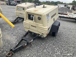 (Villa Rica, GA) 2016 Doosan P185WDZ-T4F Portable Air Compressor Runs & Makes Air) (Jump To Start