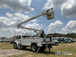 (Tampa, FL) HiRanger TC55-MH, Material Handling Bucket Truck rear mounted on 2019 Freightliner M2 10