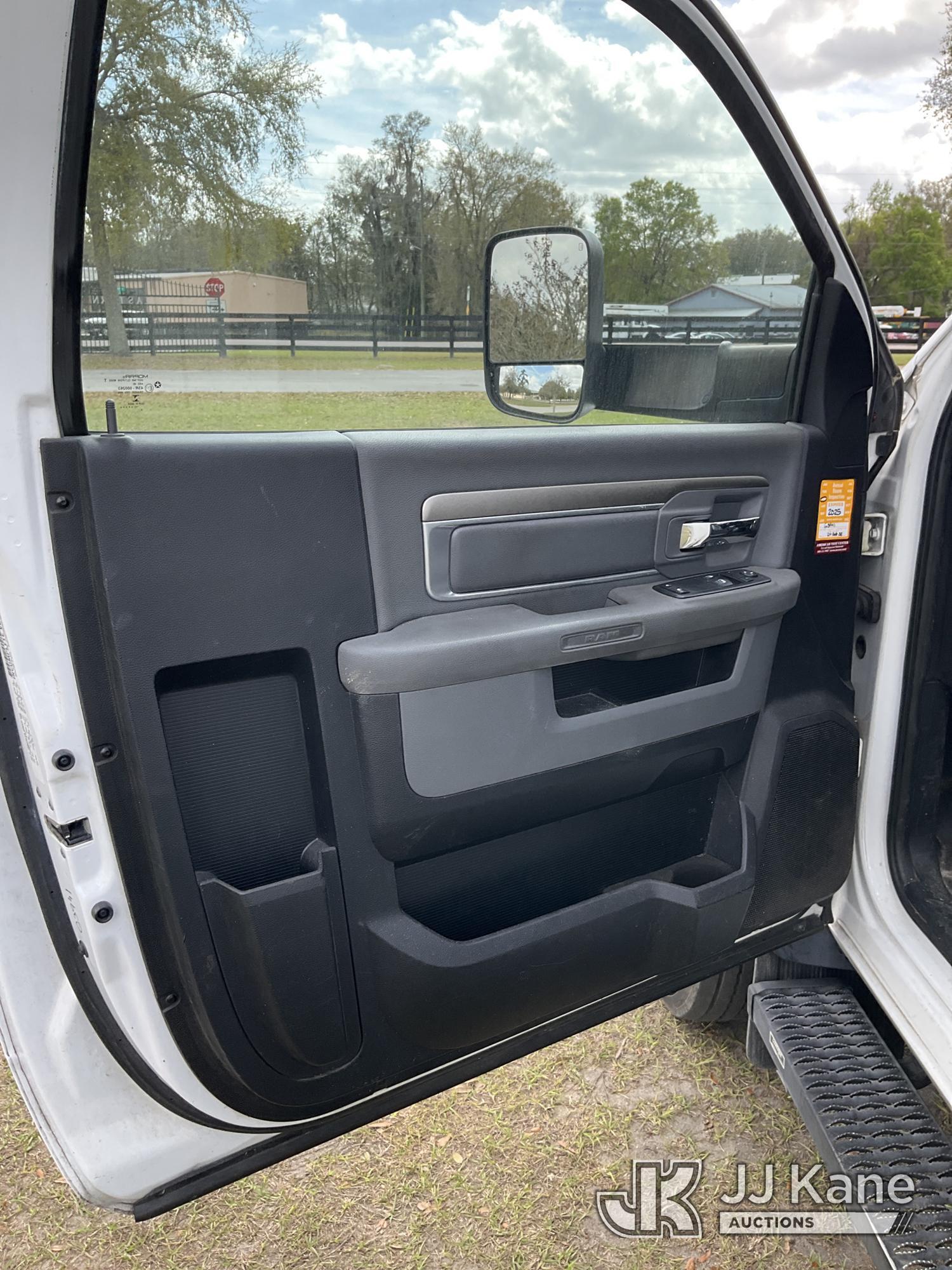 (Ocala, FL) Altec AT37G, Articulating & Telescopic Bucket Truck mounted behind cab on 2014 RAM 5500