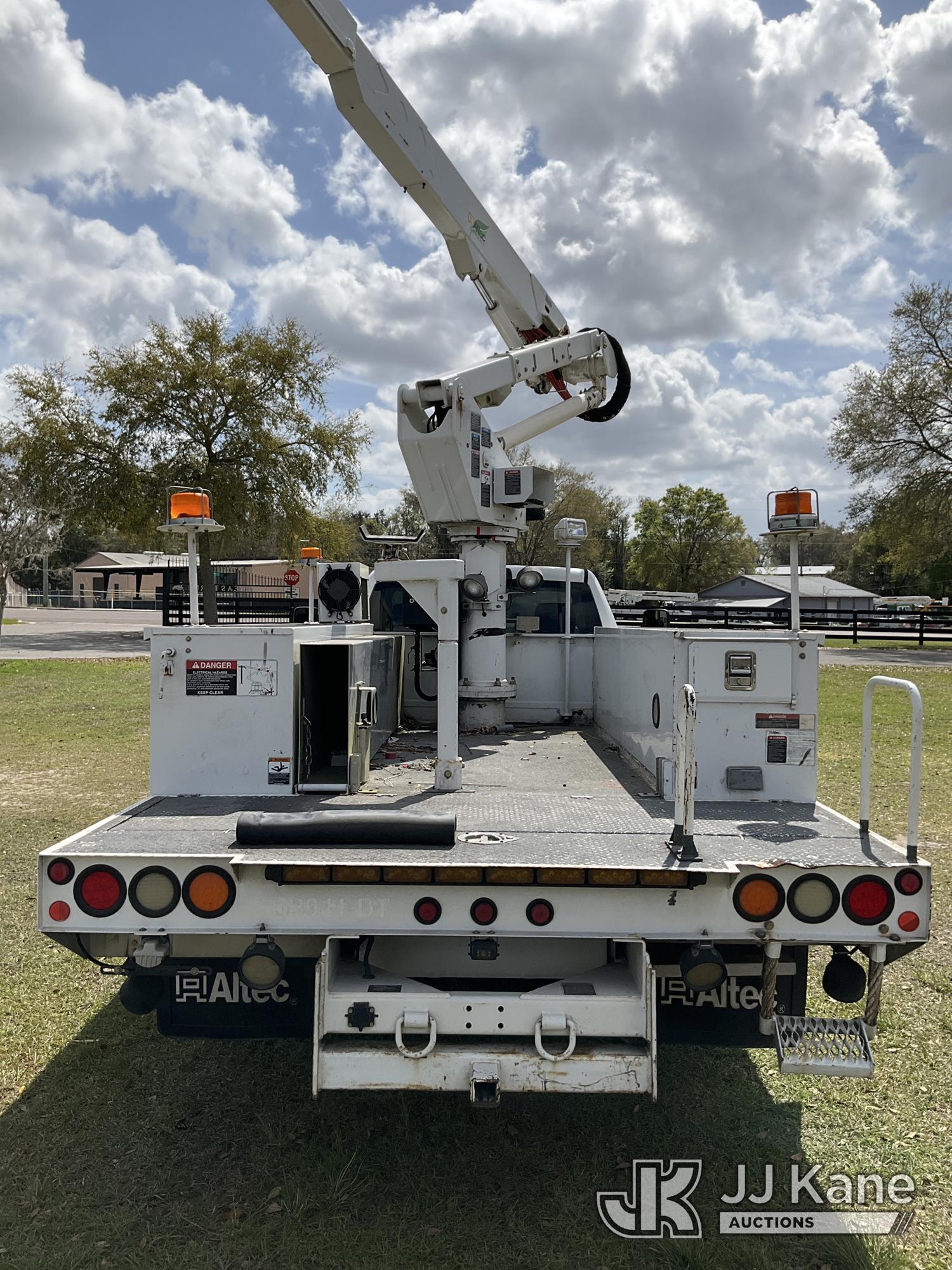 (Ocala, FL) Altec AT37G, Articulating & Telescopic Bucket Truck mounted behind cab on 2014 RAM 5500