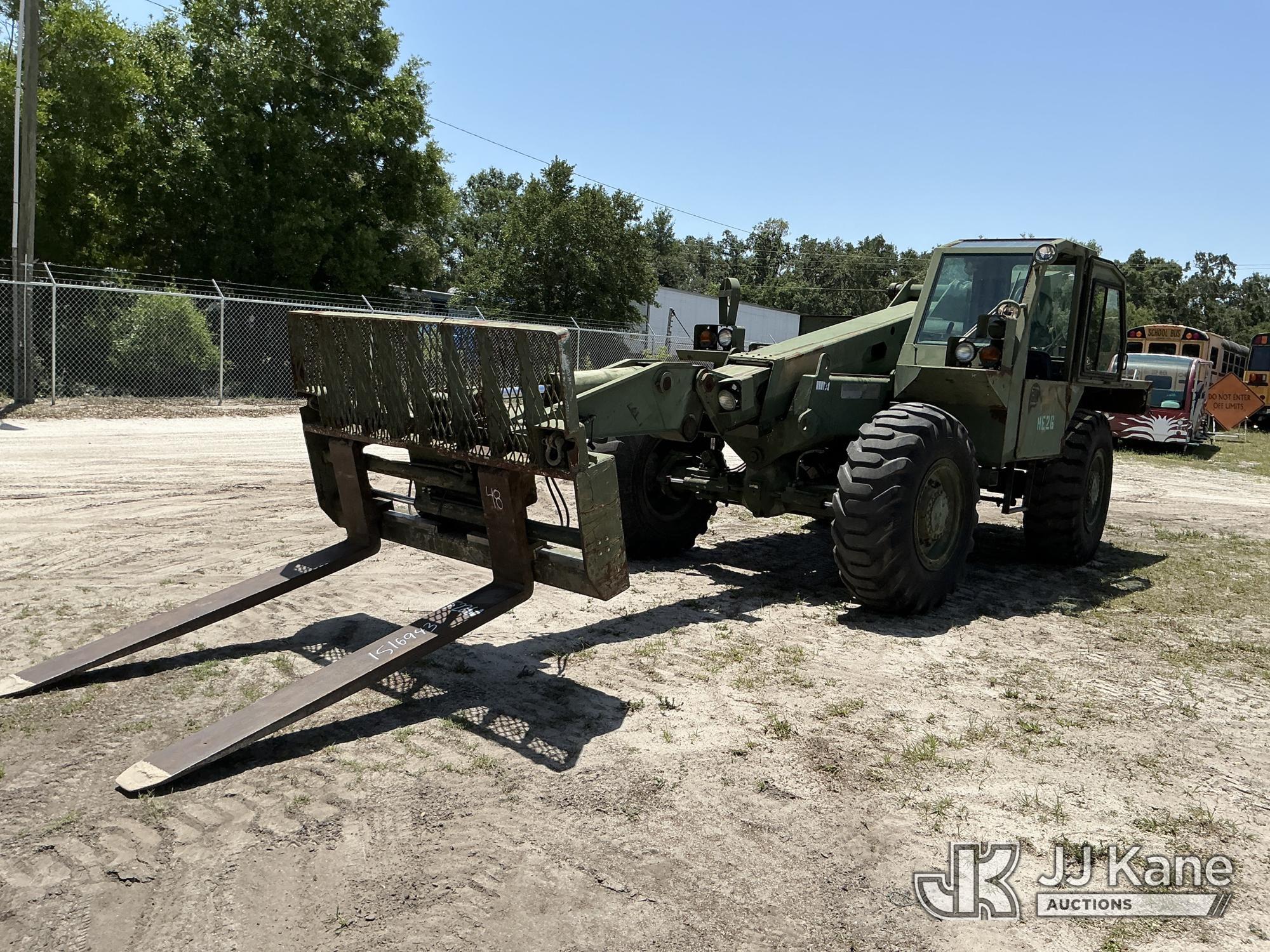 (Tampa, FL) Lull Corp. MLULL 10K Rough Terrain Telescopic Forklift Runs, Moves & Operates )( Paint,