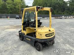 (China Grove, NC) Hyster J70XN-34, 6,850# Solid Tired Forklift Duke Unit) (Not Running, Conditions U