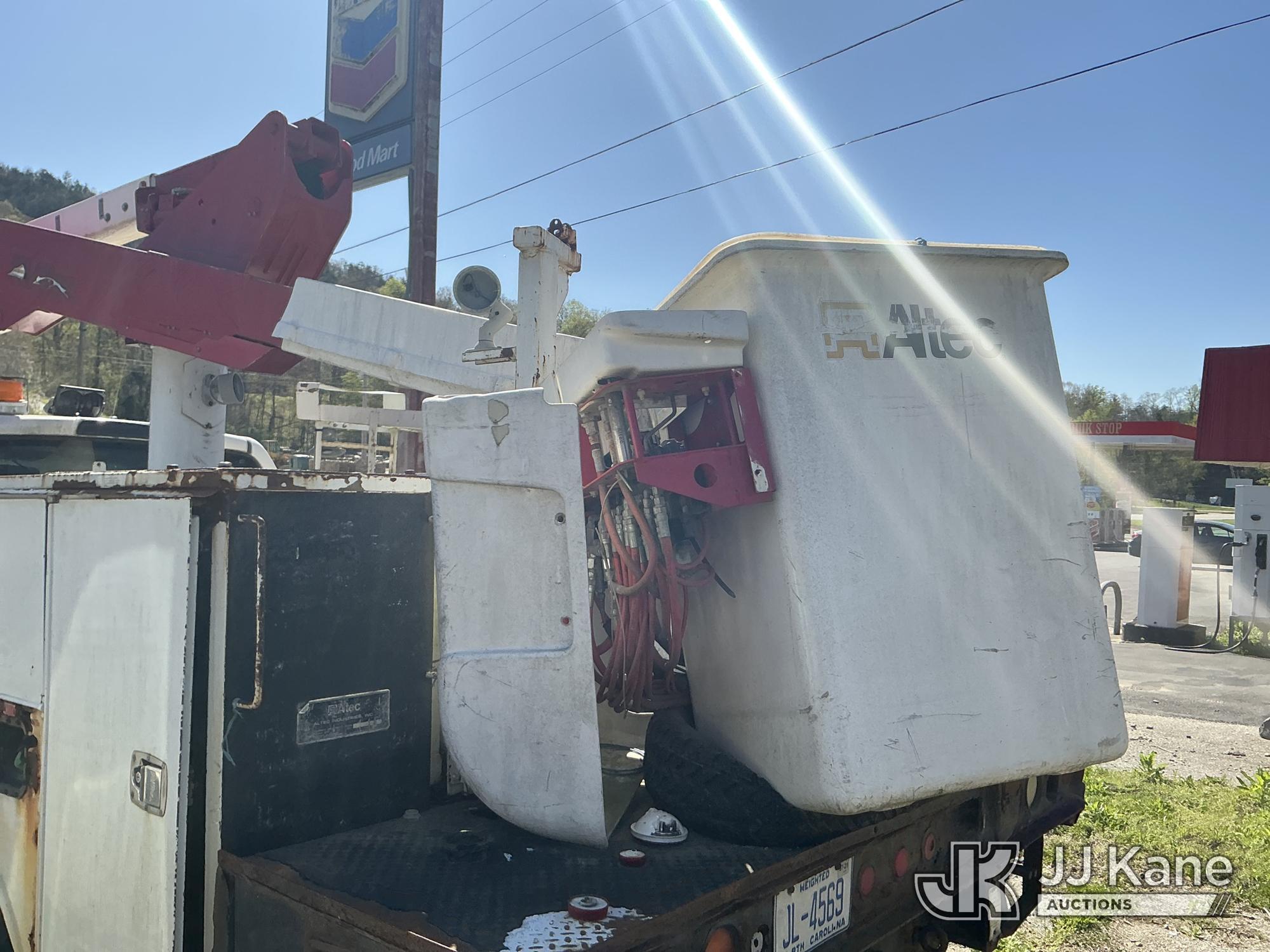 (Marion, NC) Altec AT37G, Articulating & Telescopic Bucket Truck mounted behind cab on 2008 RAM 5500