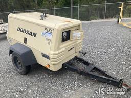 (Villa Rica, GA) 2016 Doosan P185WDZ-T4F Portable Air Compressor Runs & Makes Air) (Jump To Start