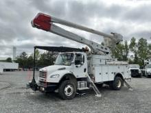 (China Grove, NC) Altec AA55-MH, Material Handling Bucket Truck rear mounted on 2015 Freightliner M2
