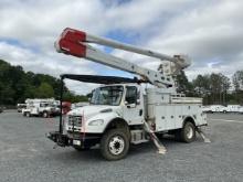 (China Grove, NC) Altec AA55-MH, Articulating Material Handling Bucket Truck rear mounted on 2015 Fr