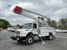 (China Grove, NC) Altec AA55-MH, Articulating Material Handling Bucket Truck rear mounted on 2016 Fr
