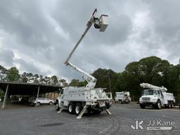 (Graysville, AL) Altec AM855-MH, Over-Center Material Handling Bucket Truck rear mounted on 2015 Fre