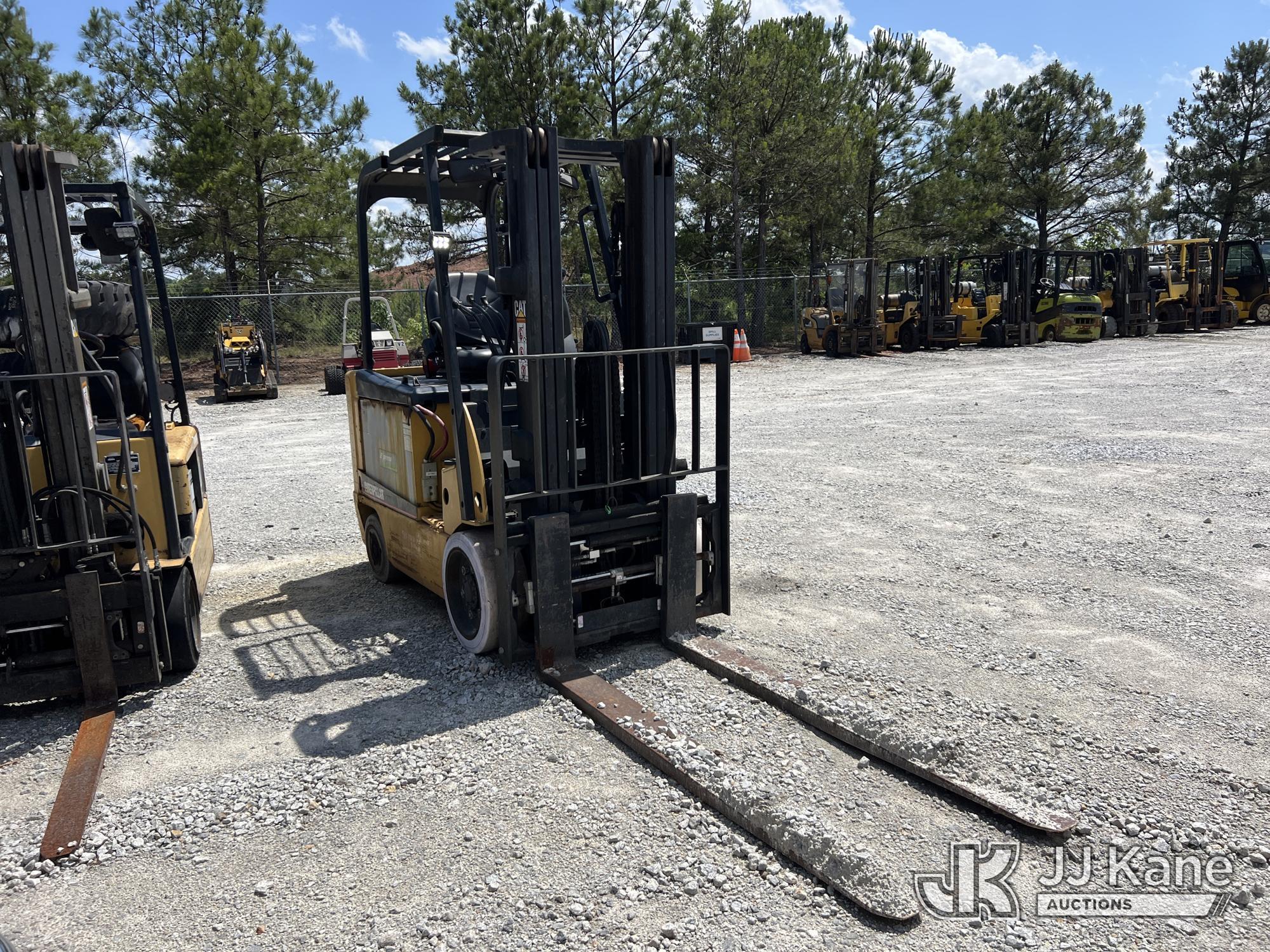 (Villa Rica, GA) CAT E6000-AC 5,650# Solid Tired Forklift, (GA Power Unit) Not Operating, Condition