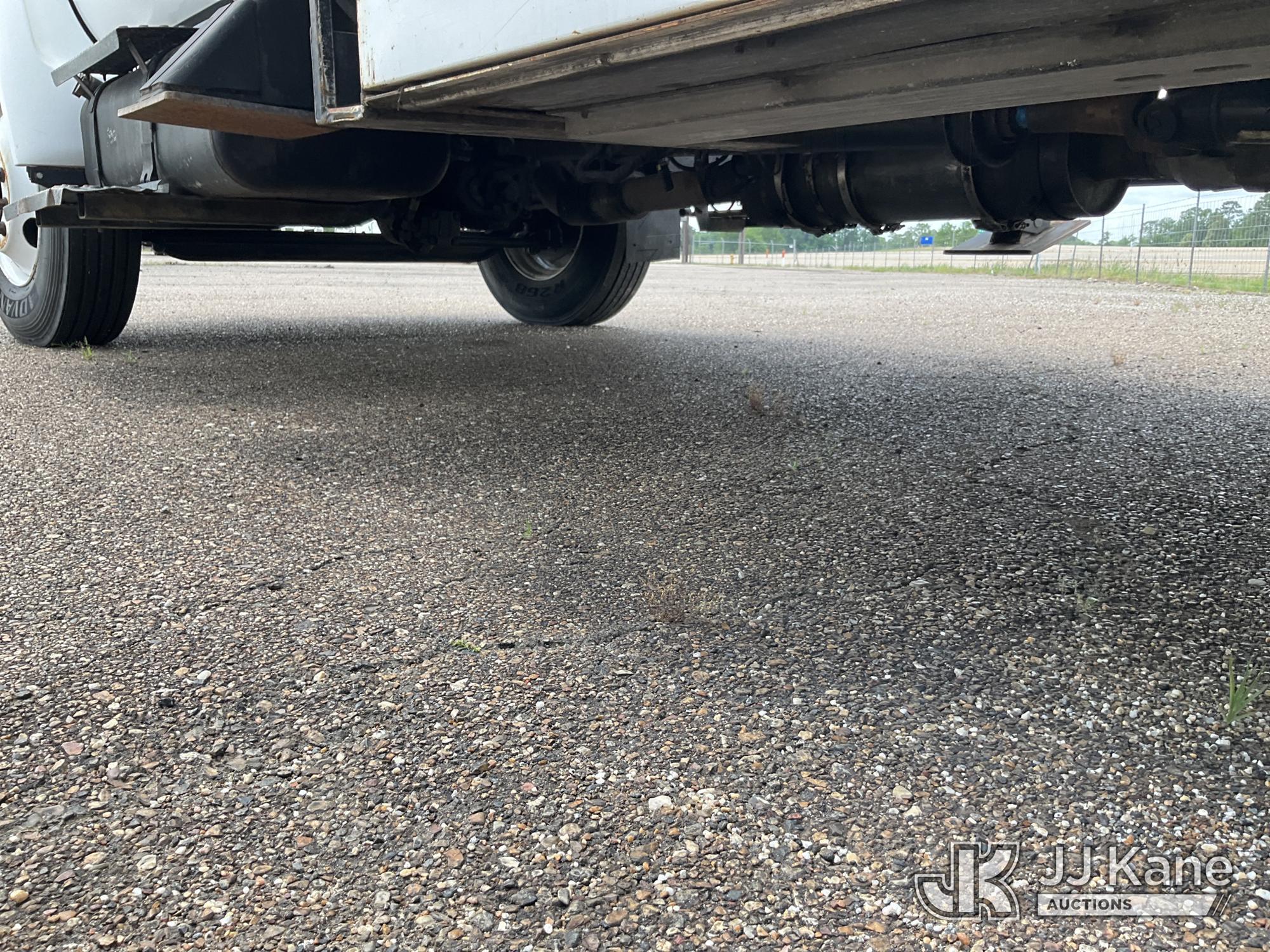 (Texarkana, AR) HiRanger XT55, Over-Center Bucket Truck mounted behind cab on 2009 Ford F750 Chipper