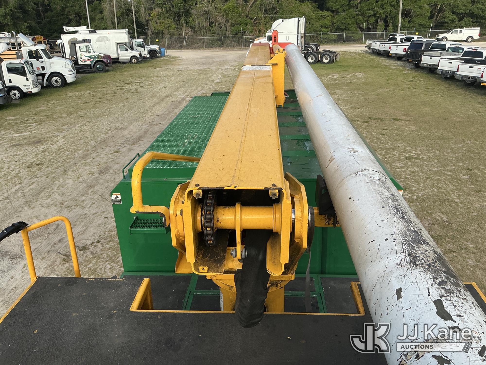 (Tampa, FL) Altec LR7-58, Over-Center Bucket Truck mounted behind cab on 2017 Ford F750 Chipper Dump