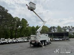 (Graysville, AL) Altec AM855, Over-Center Material Handling Bucket Truck rear mounted on 2015 Freigh