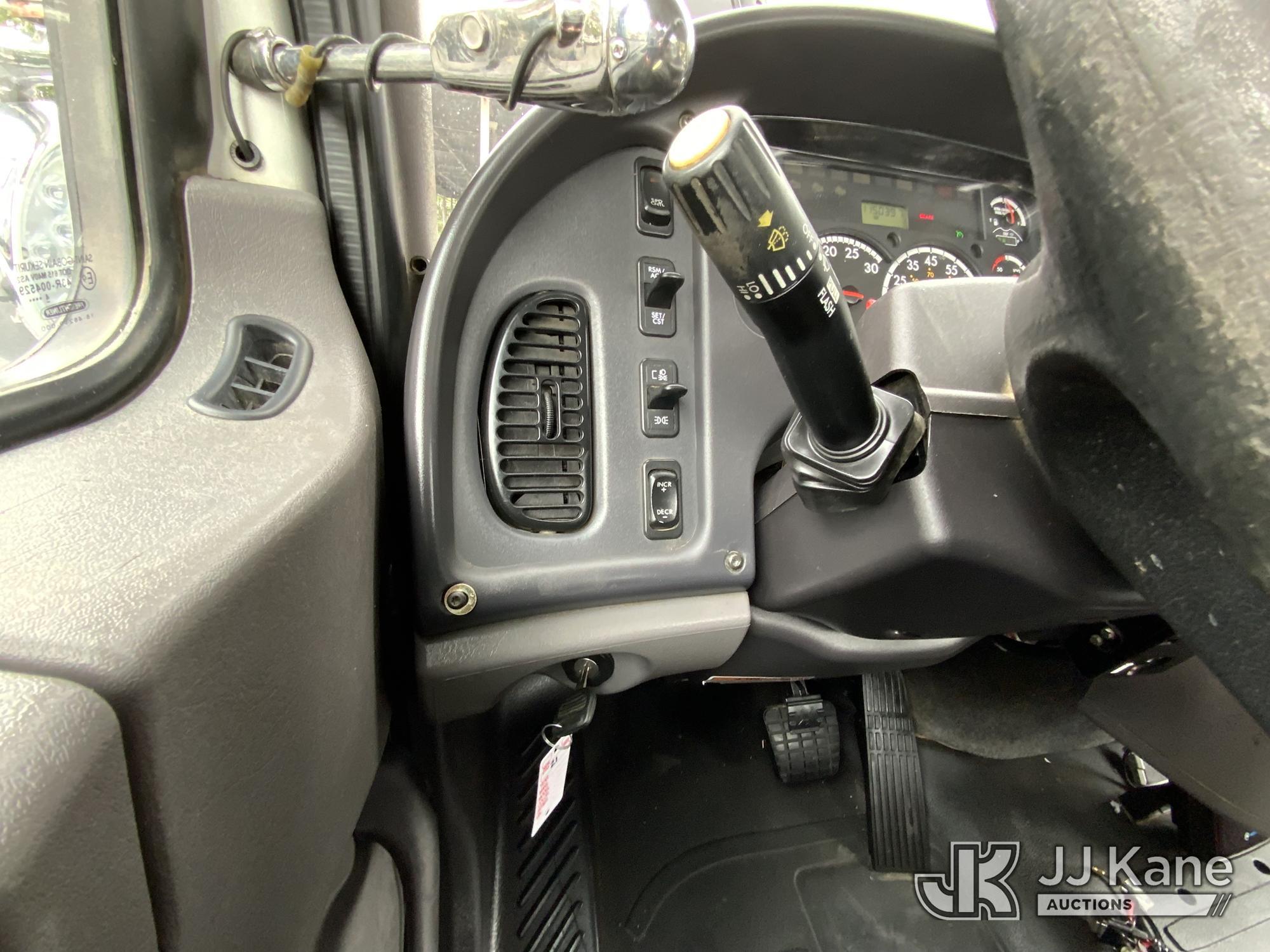 (Graysville, AL) Altec AM855-MH, Over-Center Material Handling Bucket Truck rear mounted on 2015 Fre