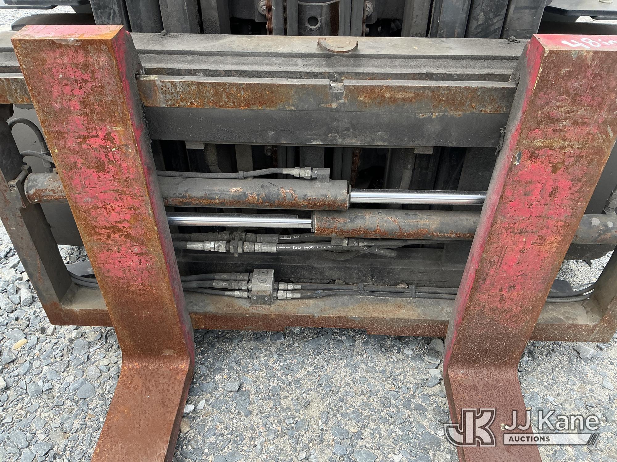 (China Grove, NC) Hyster J70XN-34, 6,850# Solid Tired Forklift Duke Unit) (Not Running, Conditions U