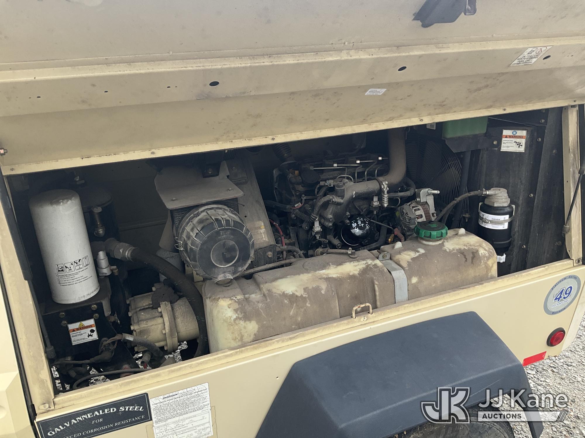 (Villa Rica, GA) 2016 Doosan P185WDZ-T4F Portable Air Compressor Runs & Makes Air) (Jump To Start