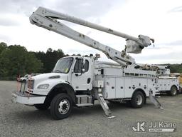 (Mount Airy, NC) Altec AA55E-MH, Material Handling Bucket Truck rear mounted on 2019 Freightliner M2