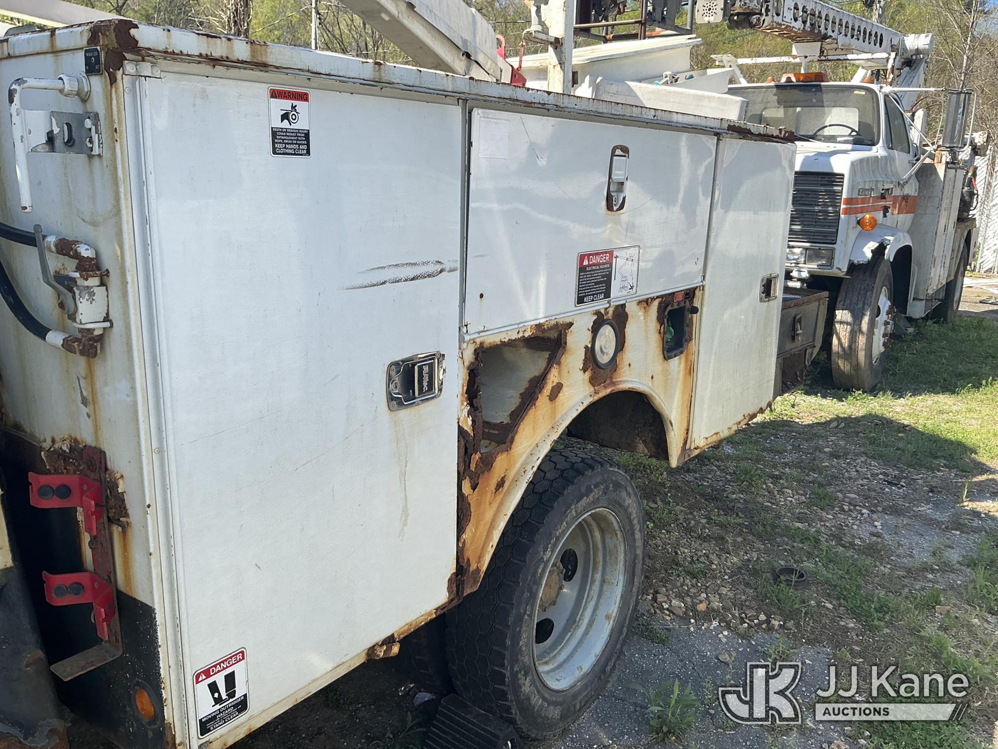 (Marion, NC) Altec AT37G, Articulating & Telescopic Bucket Truck mounted behind cab on 2008 RAM 5500