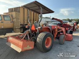 (Tampa, FL) 2008 Kubota L5740D Tractor Loader Manatee County BOCC Unit)(Runs, Moves & Operates) (Pai