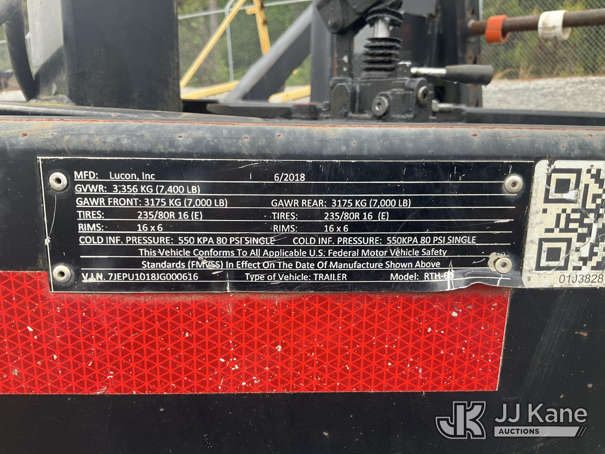 (Villa Rica, GA) 2018 Custom RTH-60 Hydraulic Reel Trailer