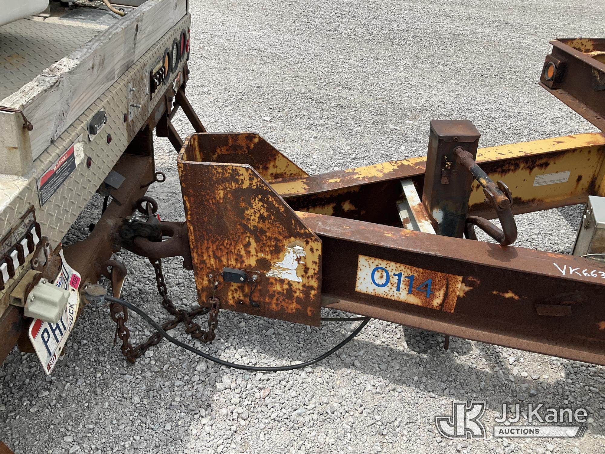 (Verona, KY) 2000 Kiefer-Built T/A Tagalong Equipment Trailer Rust Damage