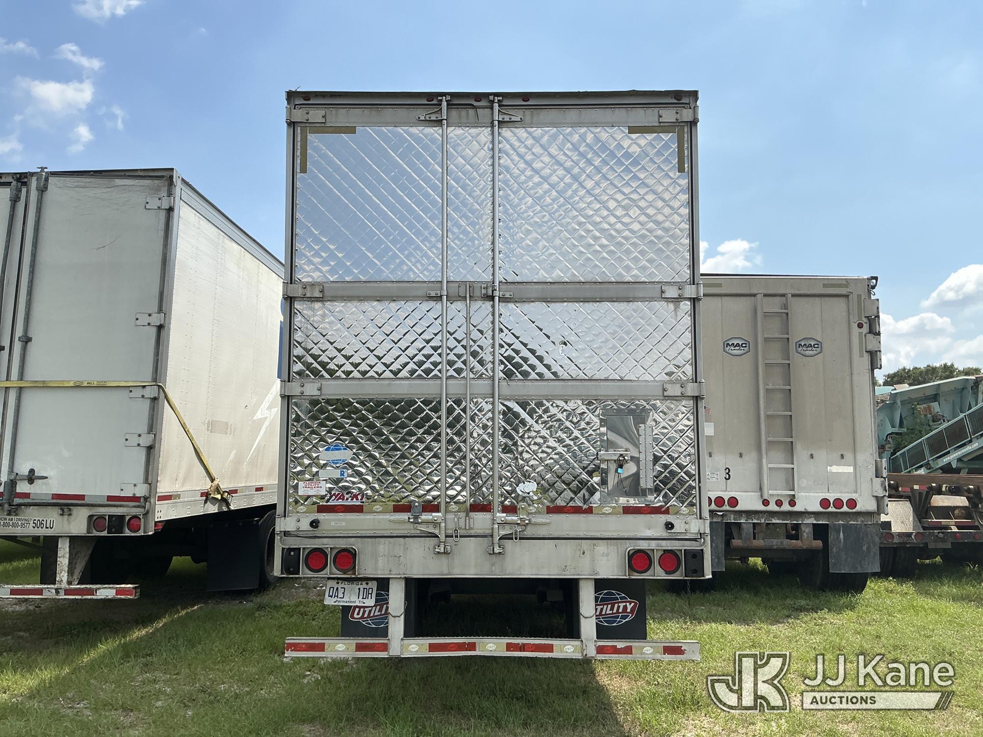 (Tampa, FL) 2007 Utility Trailer Manufacturer T/A Refrigerated Van Body Trailer Unit Does Not Operat