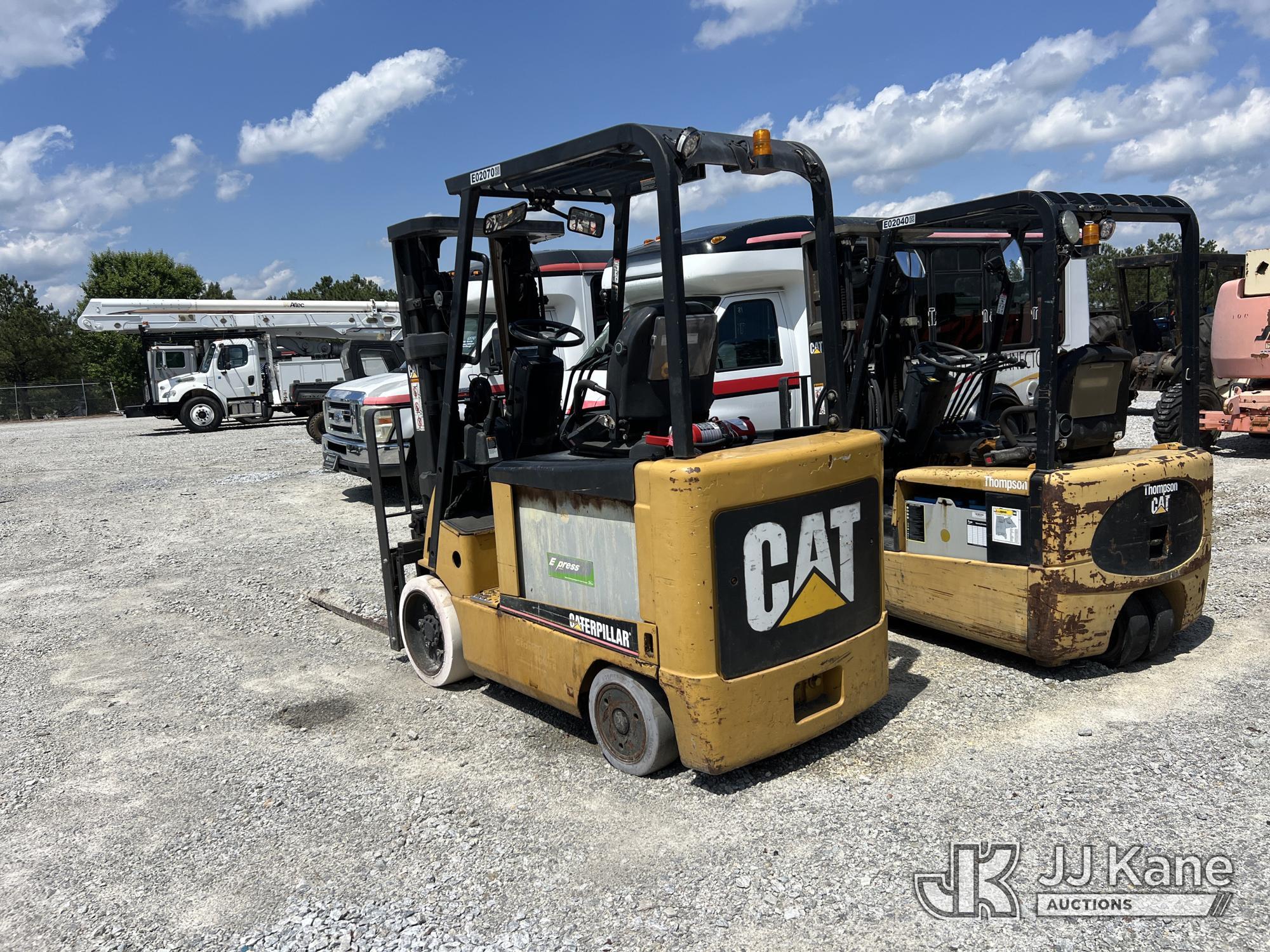 (Villa Rica, GA) CAT E6000-AC 5,650# Solid Tired Forklift, (GA Power Unit) Not Operating, Condition