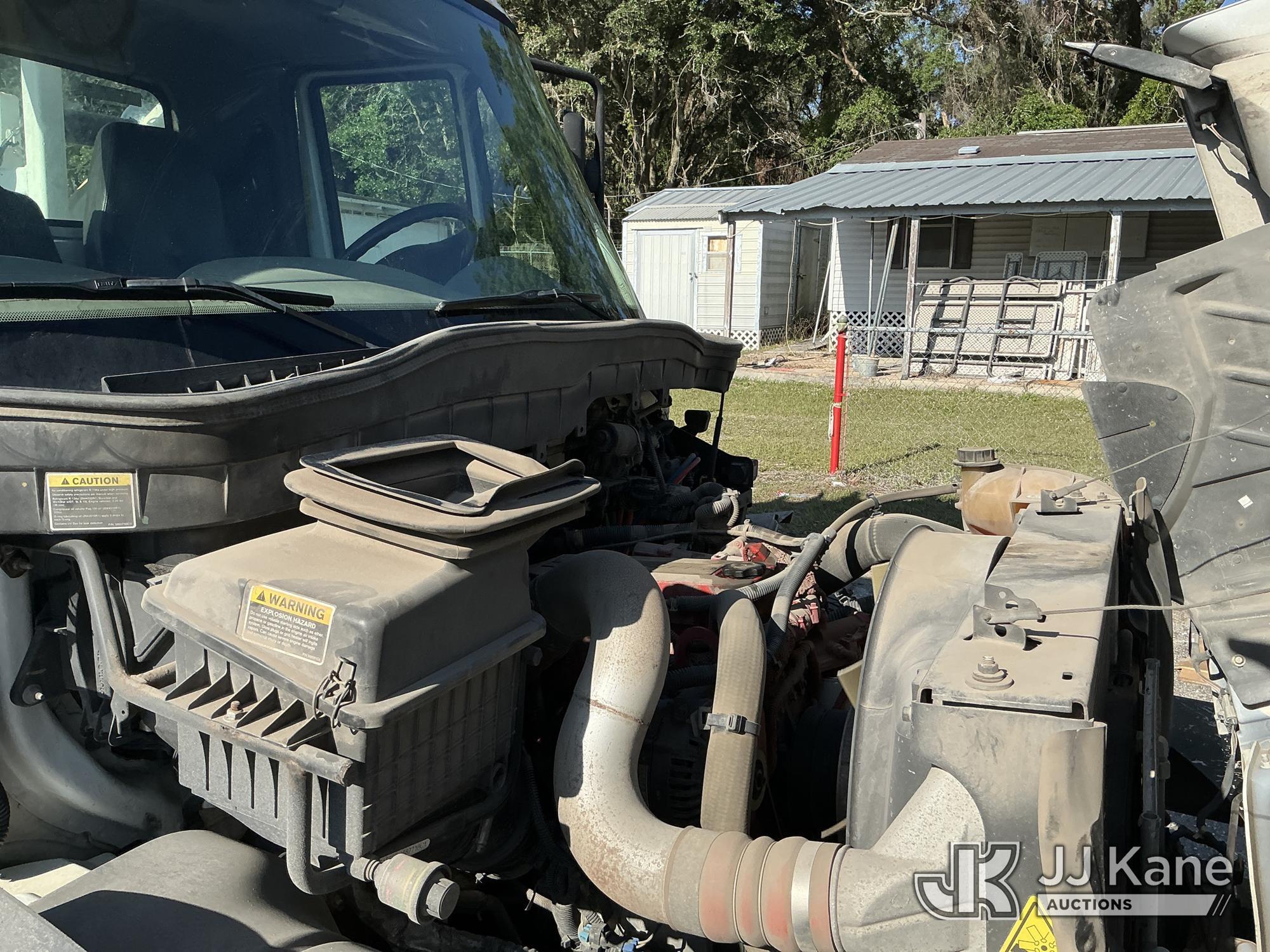 (Tampa, FL) Altec DM47-TR, Digger Derrick rear mounted on 2017 International 4300 Utility Truck Runs