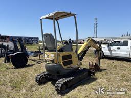(Westlake, FL) 2014 Yanmar VI017 Mini Hydraulic Excavator Not Running, Condition Unknown) (Body & Pa