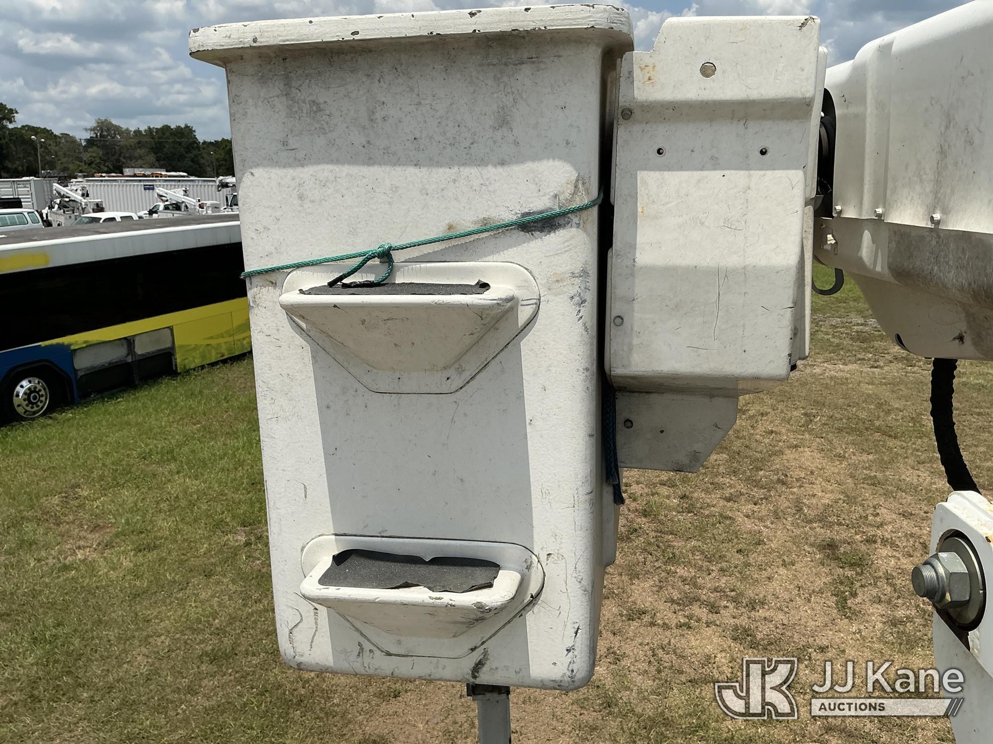 (Tampa, FL) HiRanger TC55-MH, Material Handling Bucket Truck rear mounted on 2019 Freightliner M2 10