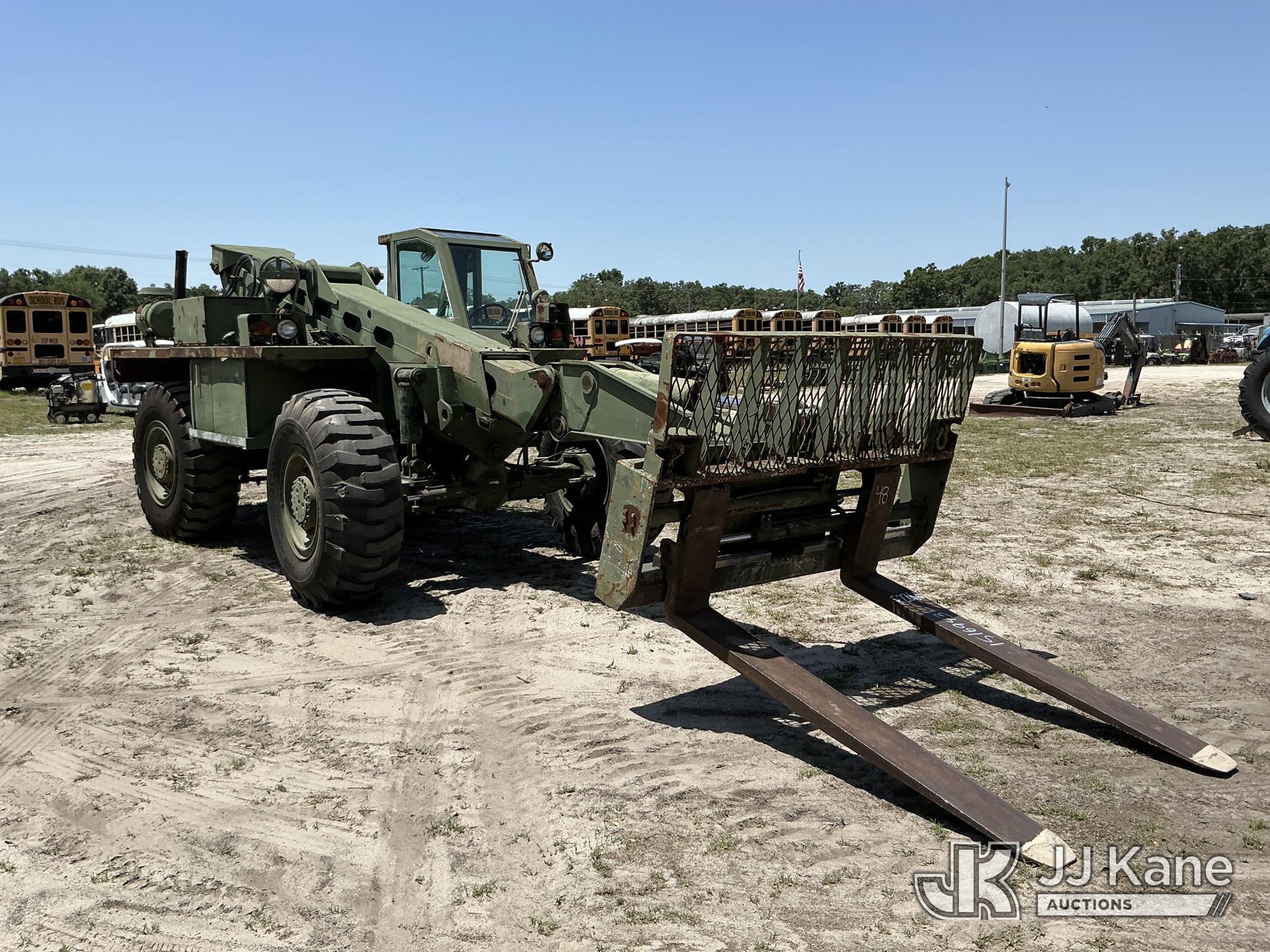 (Tampa, FL) Lull Corp. MLULL 10K Rough Terrain Telescopic Forklift Runs, Moves & Operates )( Paint,