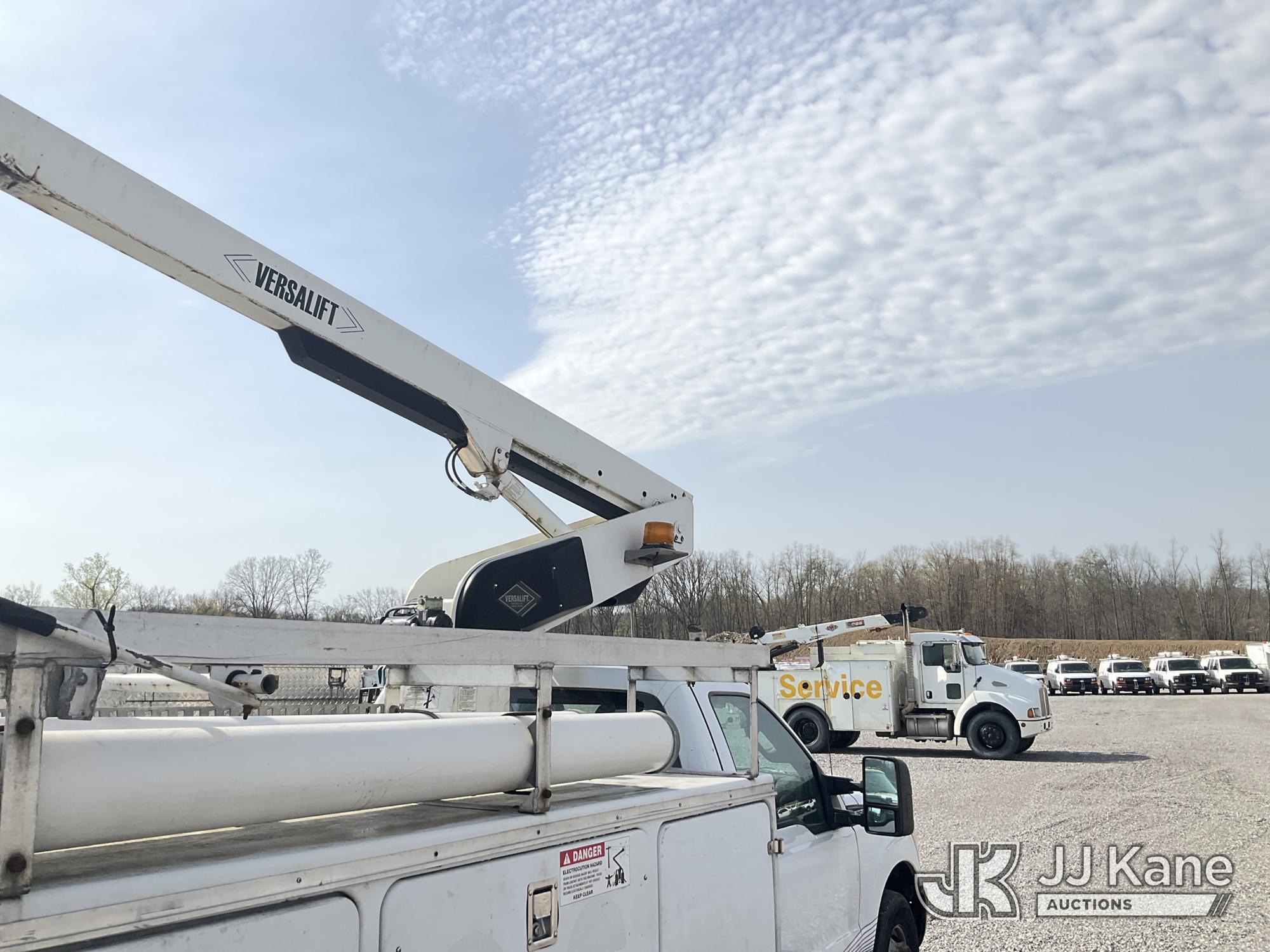 (Verona, KY) Versalift TEL29NE, Telescopic Non-Insulated Bucket Truck mounted behind cab on 2011 For