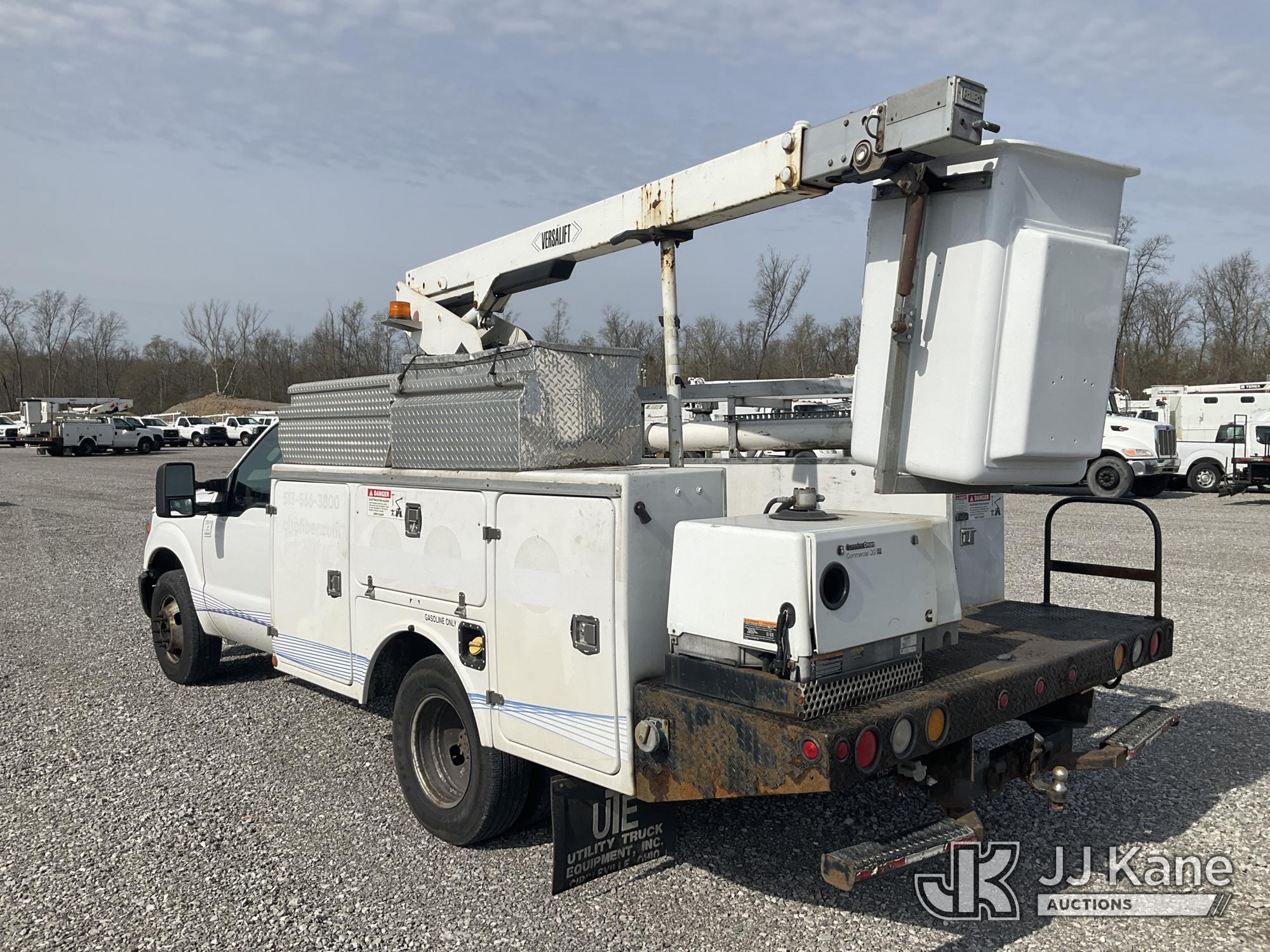 (Verona, KY) Versalift TEL29NE, Telescopic Non-Insulated Bucket Truck mounted behind cab on 2011 For
