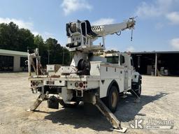 (Columbia, SC) Altec DM47-TR, Digger Derrick rear mounted on 2007 International 7300 4x4 Utility Tru