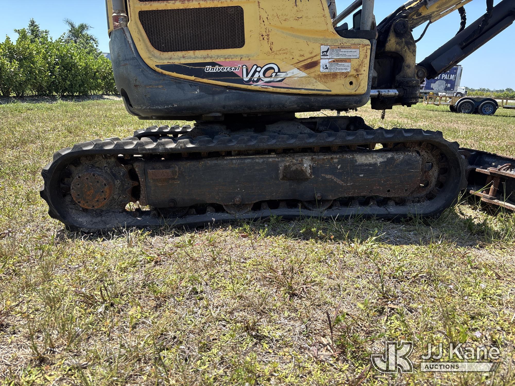 (Westlake, FL) 2014 Yanmar VI017 Mini Hydraulic Excavator Not Running, Condition Unknown) (Body & Pa
