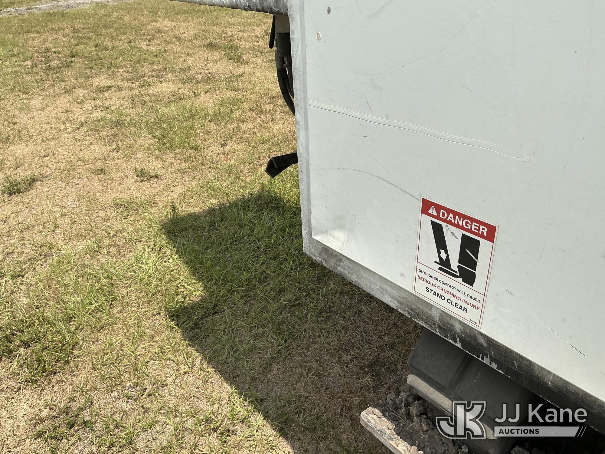 (Tampa, FL) HiRanger TC55-MH, Material Handling Bucket Truck rear mounted on 2019 Freightliner M2 10