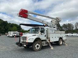 (China Grove, NC) Altec AA55-MH, Articulating Material Handling Bucket Truck rear mounted on 2015 Fr