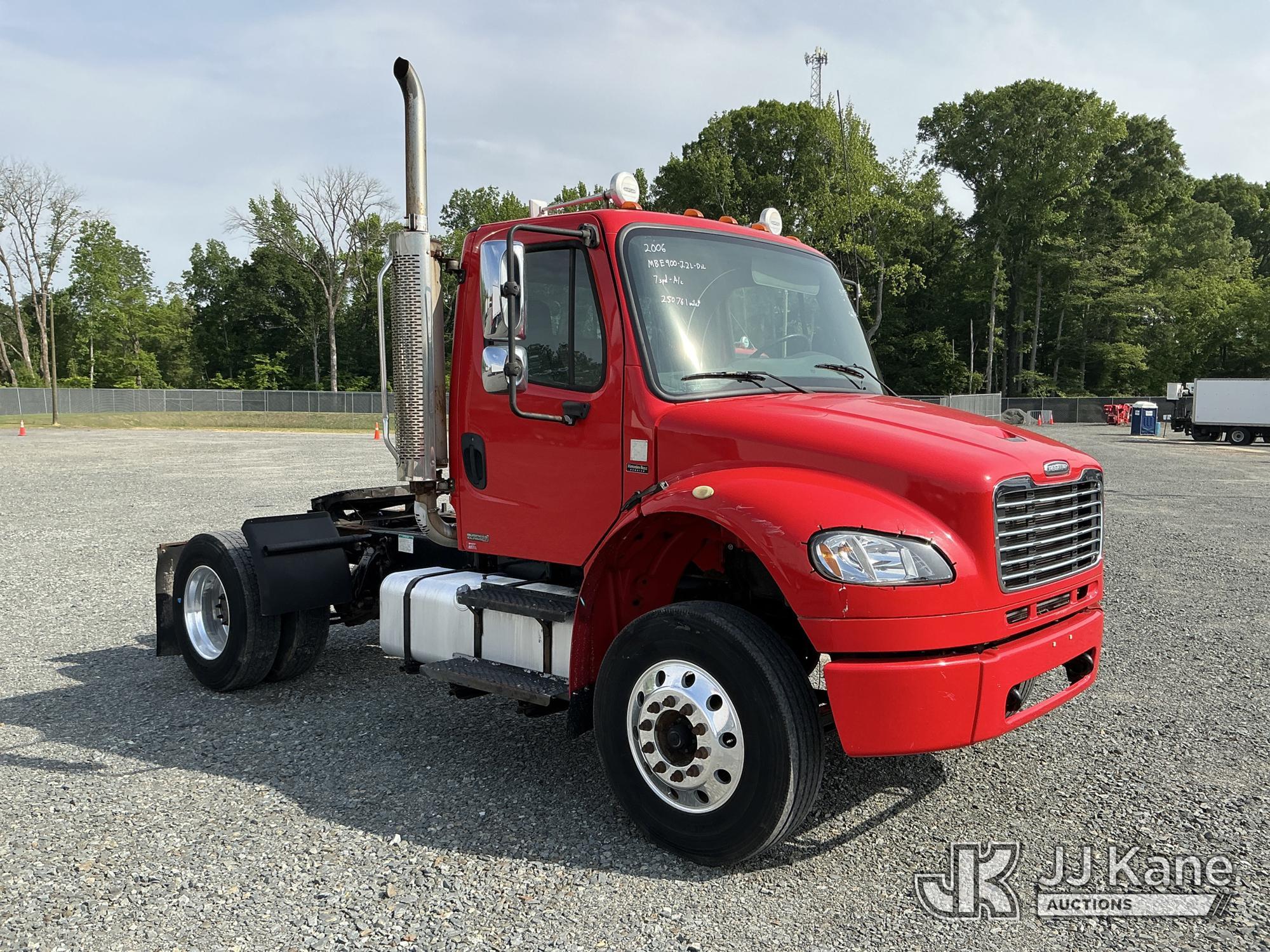 (China Grove, NC) 2006 Freightliner M2 106 S/A Truck Tractor Runs & Moves) (Body/Paint Damage
