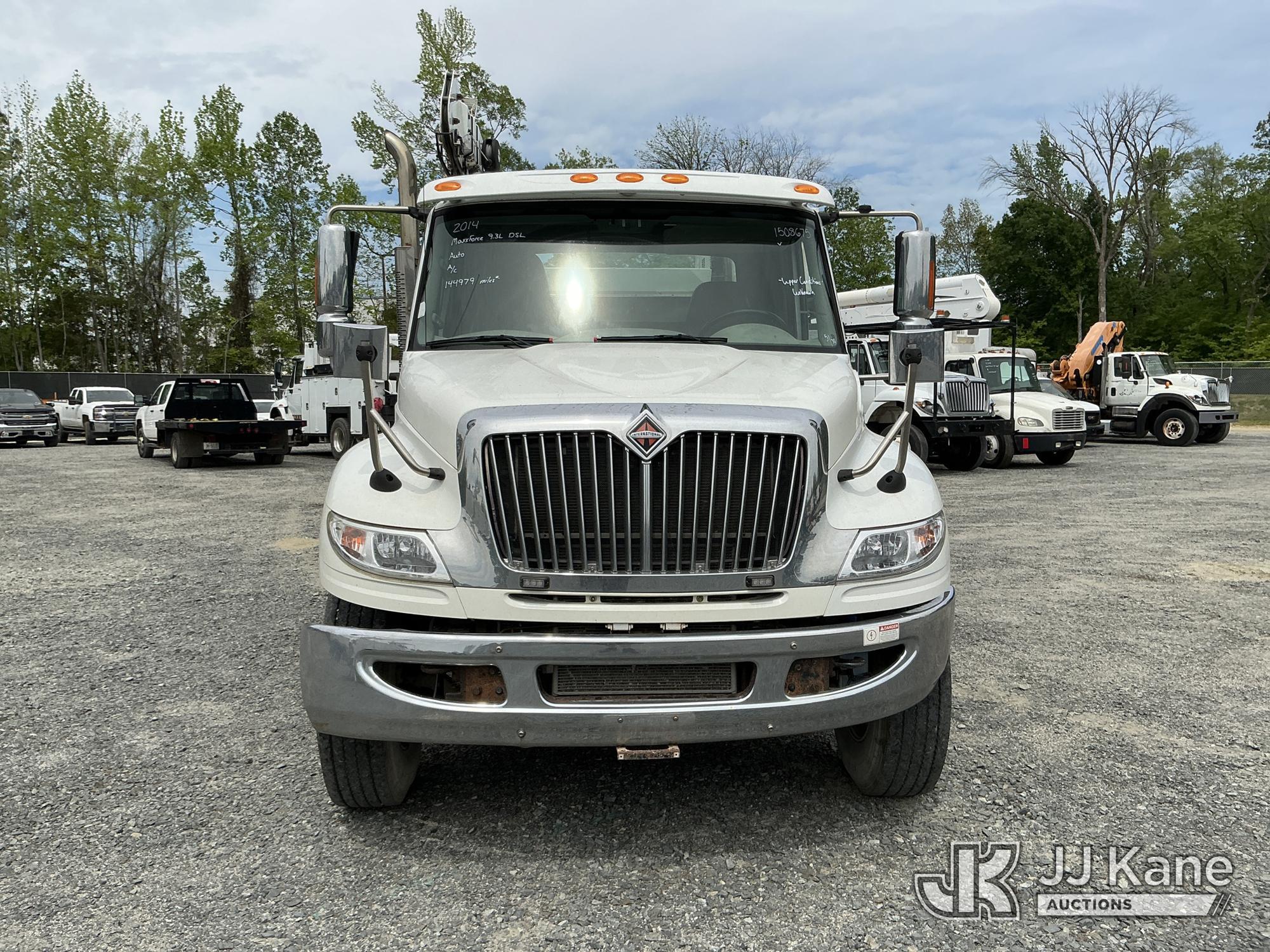 (China Grove, NC) 2014 International 4400 Mechanics Truck Runs & Moves) (Crane Not Operating, Compre