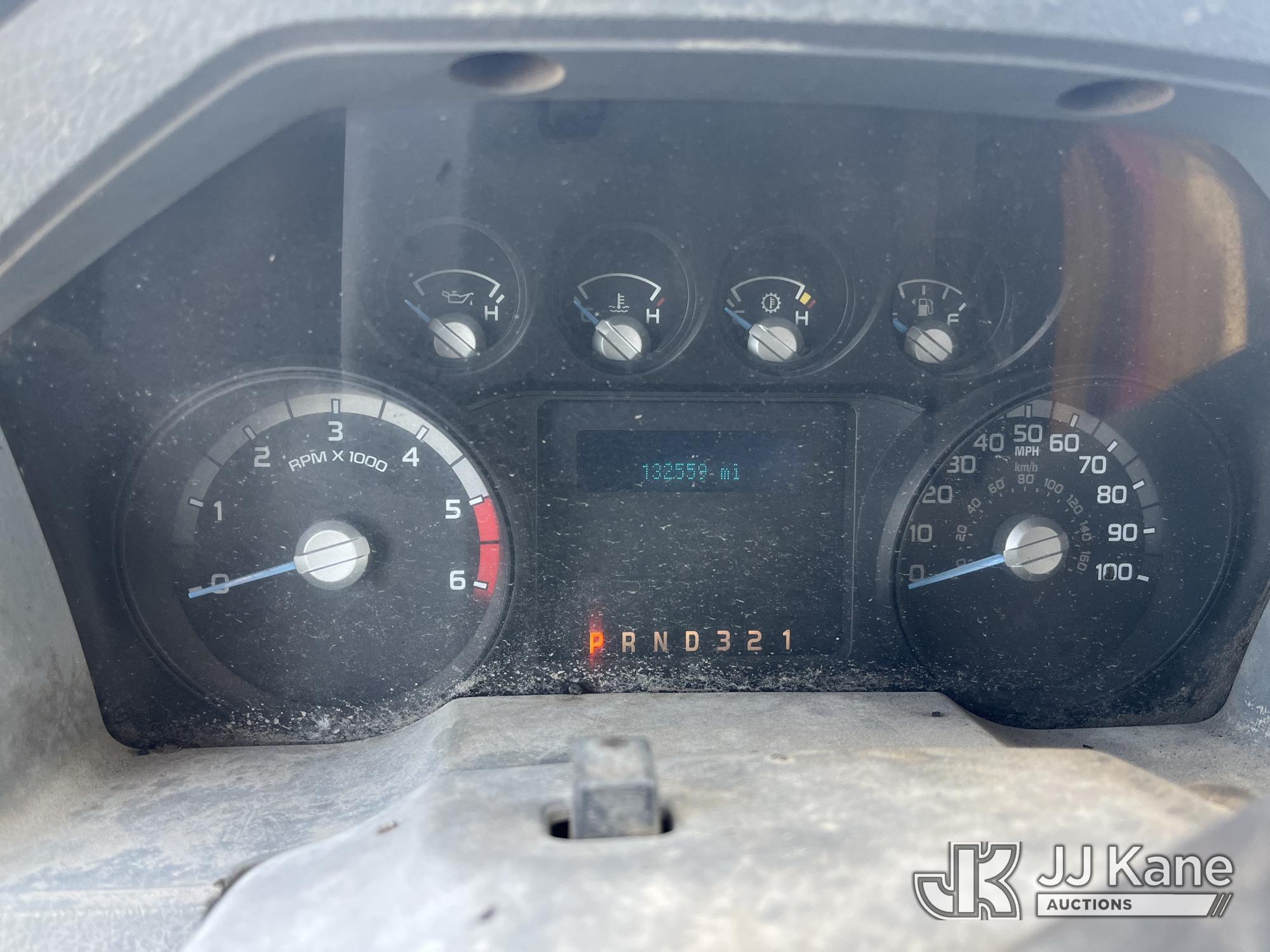 (Tampa, FL) 2014 Ford F450 Dump Truck Not Running, Condition Unknown, Cranks, Body Damage, Has Power