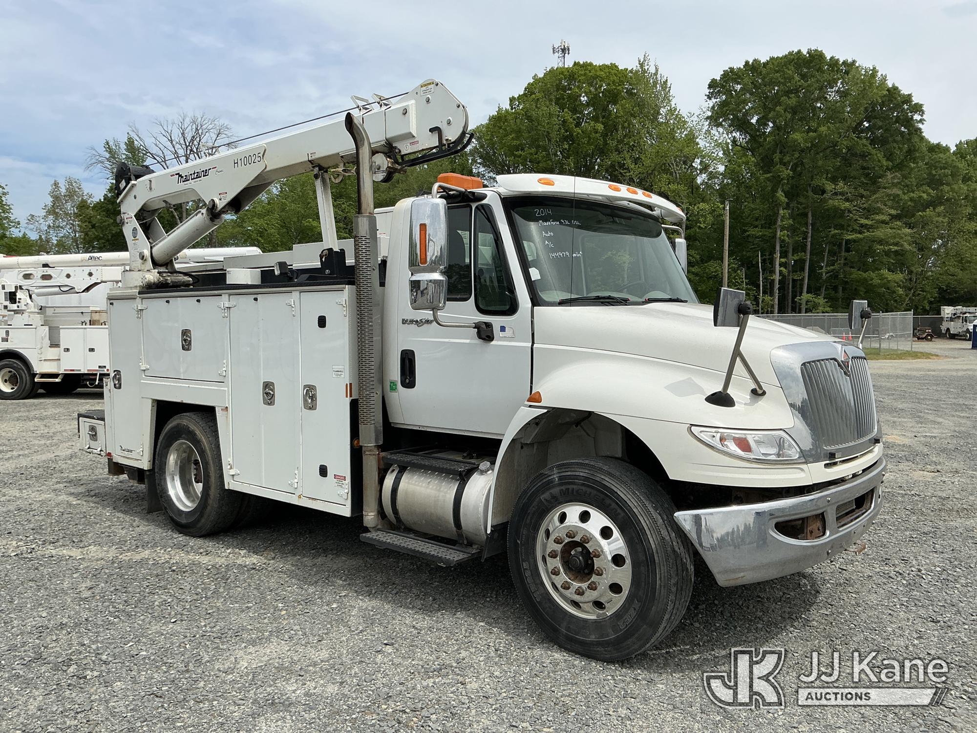 (China Grove, NC) 2014 International 4400 Mechanics Truck Runs & Moves) (Crane Not Operating, Compre