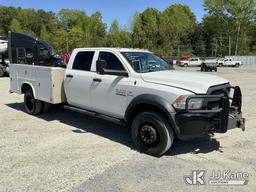 (China Grove, NC) 2014 RAM 5500 4x4 Crew-Cab Service Truck Runs & Moves) (Check Engine Light On, DEF