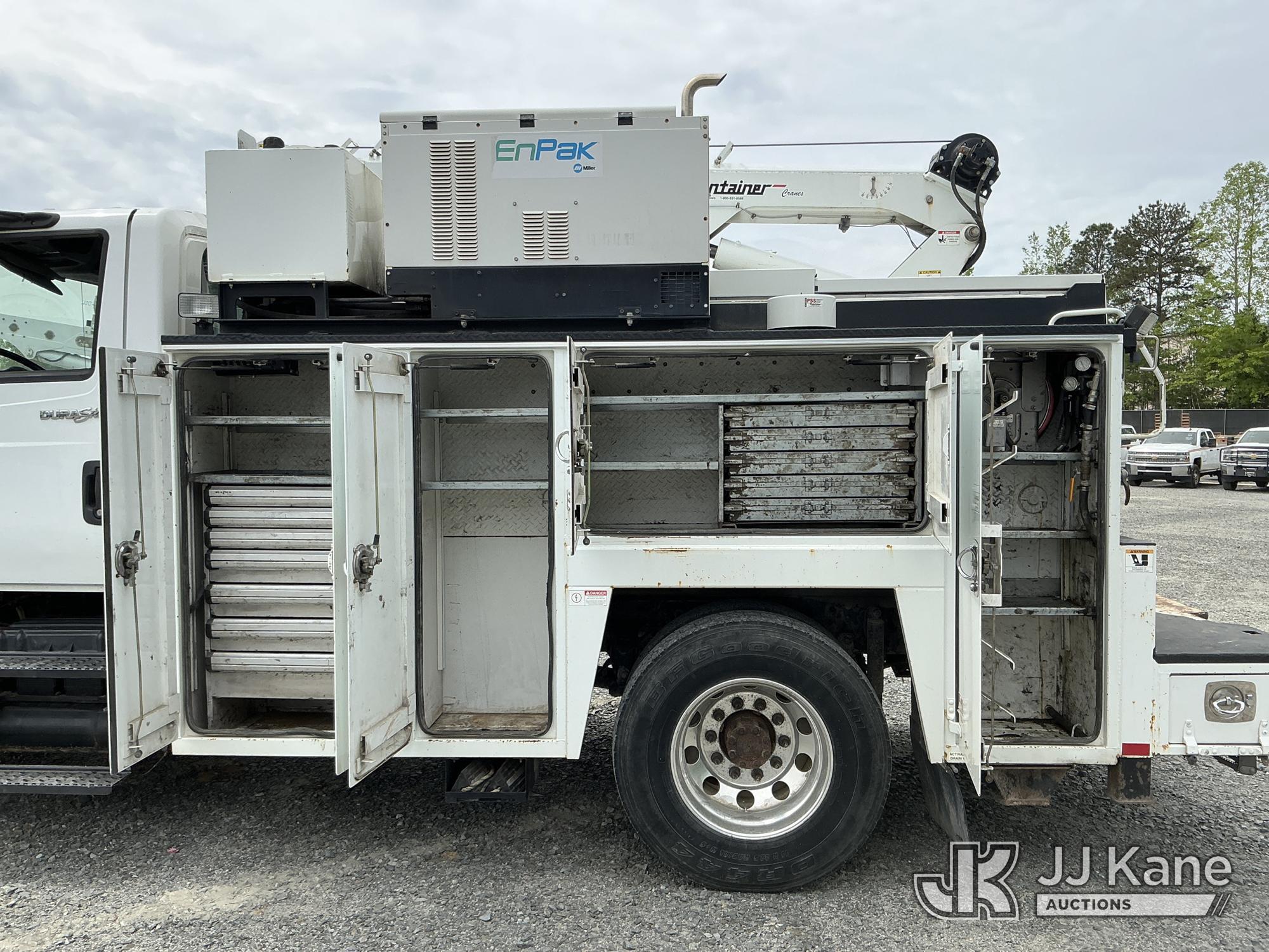 (China Grove, NC) 2014 International 4400 Mechanics Truck Runs & Moves) (Crane Not Operating, Compre